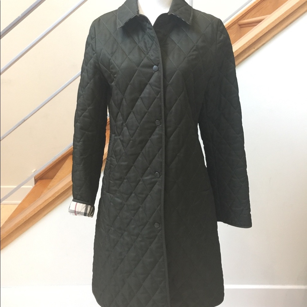 Burberry diamond quilted jacket